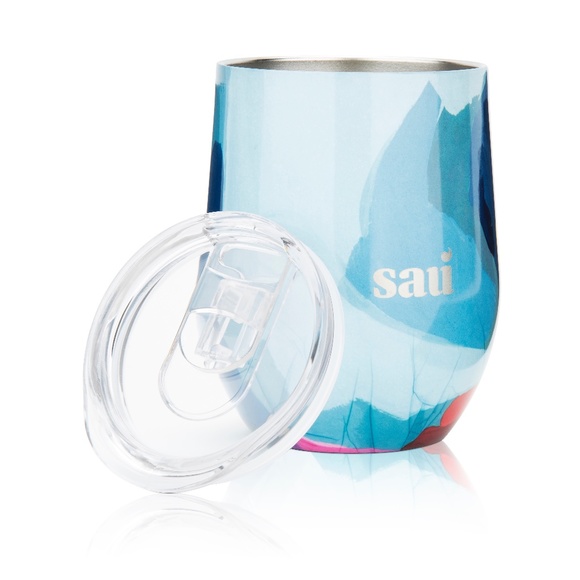 Stainless Steel Vacuum Insulated Wine Tumbler Cup with Lid 355 ml - Picture 2 of 7